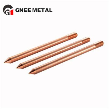 Straight Round C2800 Copper Ground Rod Straight Round C2800 Copper Ground Rod