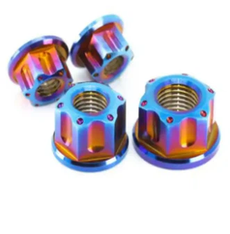 M6 GR2 Titanijumska matica s prirubnicom